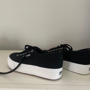 Superga platform sneaker, WORN ONCE!